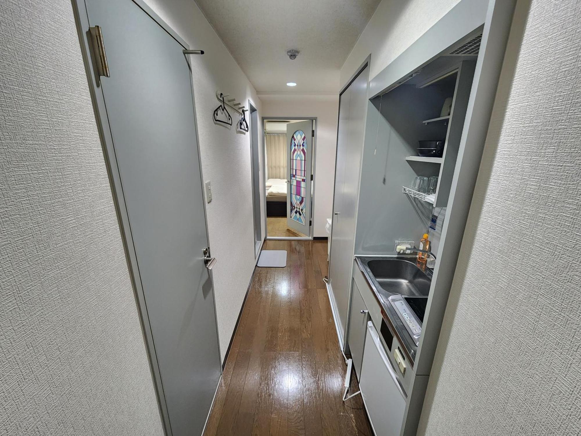 난바역 도보5분 시내중심 Mori Apartment Осака Экстерьер фото